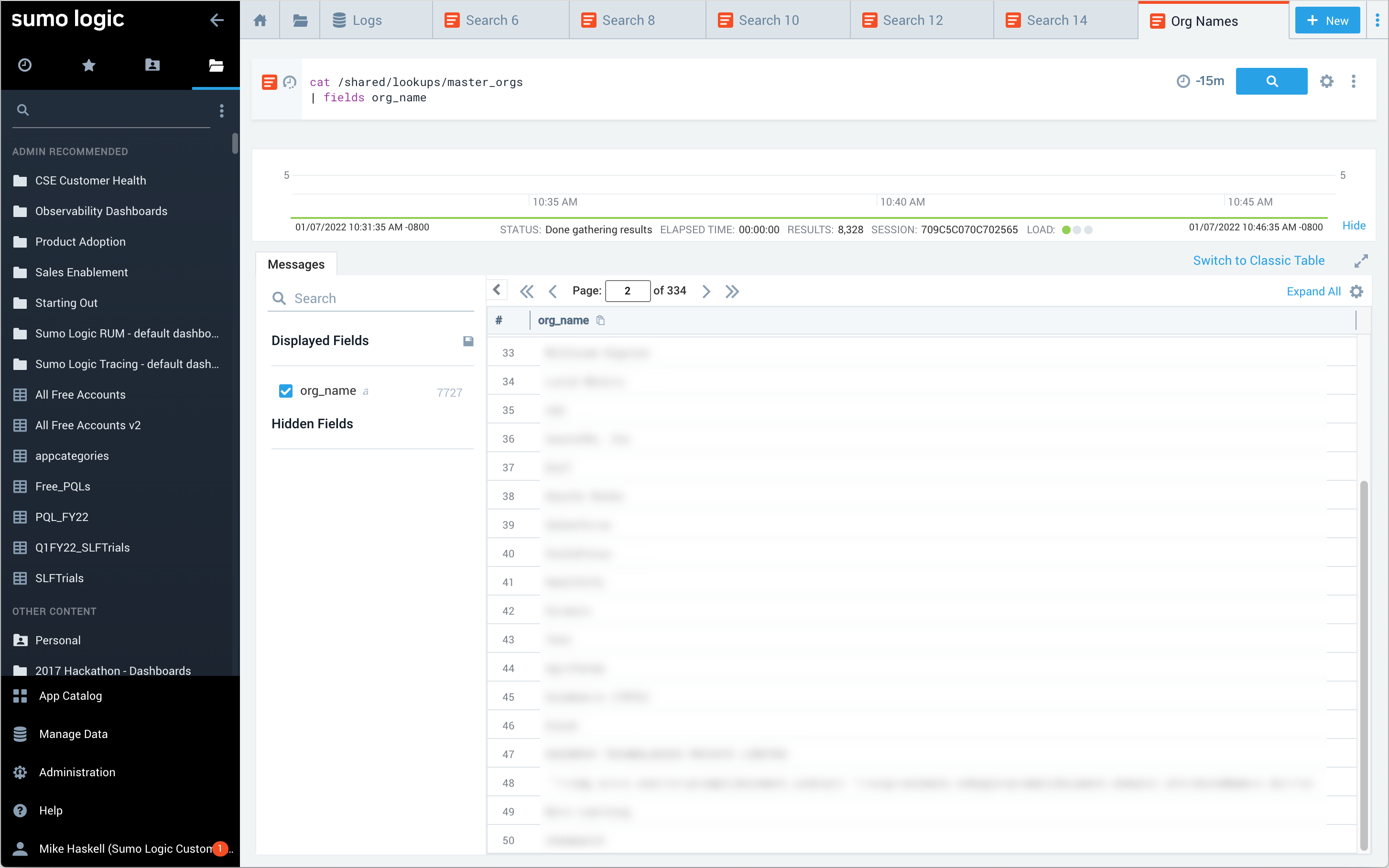 Legacy interface example